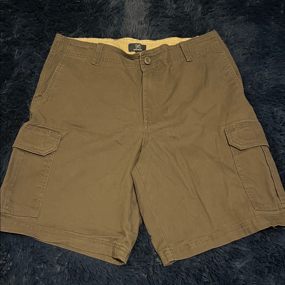 George Men's Navy Cargo Shorts Sz 30
